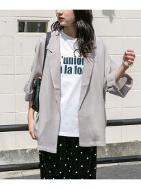 【SALE／50%OFF】メッシュ半袖ジャケット URBAN RESEARCH ITEMS アーバンリサーチアイテムズ ジャケット・アウター テーラードジャケット・ブレザー ブラック ベージュ【RBA_E】[Rakuten Fashion]