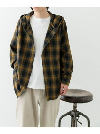 【SALE／66%OFF】オンブレチェック シャツパーカー URBAN RESEARCH ITEMS アーバンリサーチアイテムズ トップス シャツ・ブラウス ブラック ブラウン ベージュ【RBA_E】[Rakuten Fashion]