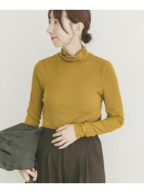 【SALE／50%OFF】リブタートルネックカットソー URBAN RESEARCH ITEMS アーバンリサーチアイテムズ トップス カットソー・Tシャツ ブラック【RBA_E】[Rakuten Fashion]