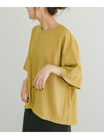 【SALE／33%OFF】ビッグシルエットハンソデTシャツ URBAN RESEARCH ITEMS アーバンリサーチアイテムズ トップス カットソー・Tシャツ イエロー ブラウン【RBA_E】[Rakuten Fashion]