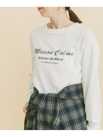 ロゴプリントロンTシャツ URBAN RESEARCH ITEMS アーバンリサーチアイテムズ トップス カットソー・Tシャツ ベージュ グレー ホワイト【送料無料】[Rakuten Fashion]
