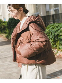 【SALE／60%OFF】フーディーショートダウン URBAN RESEARCH ITEMS アーバンリサーチアイテムズ ジャケット・アウター ダウンジャケット・ダウンベスト ネイビー ブラウン【RBA_E】【送料無料】[Rakuten Fashion]