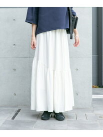【SALE／30%OFF】ティアードラウンドスカート URBAN RESEARCH ITEMS アーバンリサーチアイテムズ スカート その他のスカート カーキグリーン ホワイト【RBA_E】【送料無料】[Rakuten Fashion]