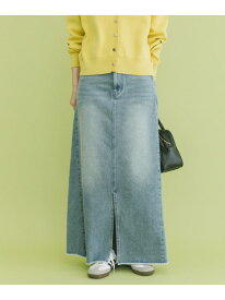 デニムロングスカート URBAN RESEARCH ITEMS アーバンリサーチアイテムズ スカート その他のスカート ブラック ブルー【先行予約】*【送料無料】[Rakuten Fashion]