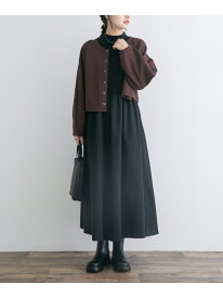 【SALE／60%OFF】『イージーケア』マルチWAYダンボールカーディガンワンピース URBAN RESEARCH ITEMS アーバンリサーチアイテムズ ワンピース・ドレス ワンピース グレー ブラウン【RBA_E】[Rakuten Fashion]