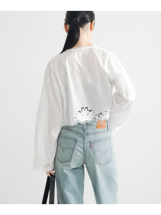 楽天市場】【SALE／50%OFF】カットワークレース刺繍ブラウス URBAN 