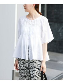 【SALE／30%OFF】コットンボイルシャーリングブラウス URBAN RESEARCH アーバンリサーチ トップス シャツ・ブラウス ブラック カーキグリーン ホワイト【RBA_E】【送料無料】[Rakuten Fashion]