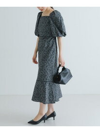 【SALE／70%OFF】LA MAISON スクエアネックJQワンピース URBAN RESEARCH アーバンリサーチ ワンピース・ドレス ワンピース ブラック ベージュ【RBA_E】【送料無料】[Rakuten Fashion]