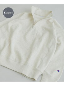 【SALE／30%OFF】『別注』Champion*URBAN RESEARCH HALF ZIP SWEAT URBAN RESEARCH アーバンリサーチ トップス スウェット・トレーナー ホワイト ネイビー ブラック【RBA_E】【送料無料】[Rakuten Fashion]