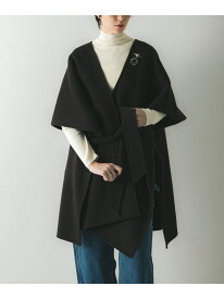 【SALE／60%OFF】ウールカシミヤリバーポンチョ URBAN RESEARCH アーバンリサーチ ジャケット・アウター ポンチョ カーキグリーン ブラウン【RBA_E】【送料無料】[Rakuten Fashion]