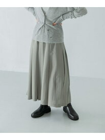 【SALE／50%OFF】梳毛ライクプリーツスカート URBAN RESEARCH アーバンリサーチ スカート その他のスカート グレー【RBA_E】【送料無料】[Rakuten Fashion]