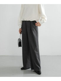 【SALE／30%OFF】ウールブレンドワイドストレートパンツ URBAN RESEARCH アーバンリサーチ パンツ その他のパンツ ブラック グレー【RBA_E】【送料無料】[Rakuten Fashion]