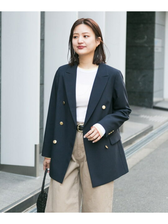 楽天市場】【SALE／60%OFF】『2サイズ展開』ダブルブレストブレザー 