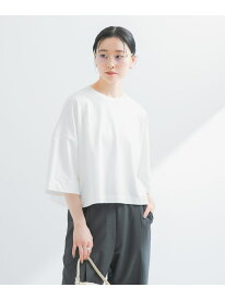 【SALE／40%OFF】ショート丈ハーフスリーブカットソー URBAN RESEARCH アーバンリサーチ トップス カットソー・Tシャツ ホワイト ブラック グレー【RBA_E】【送料無料】[Rakuten Fashion]