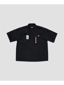 �ySALE�^50%OFF�zLOTTO TC TWILL HALF ZIP SHIRTS URBAN RESEARCH �A�[�o�����T�[�` �g�b�v�X �V���c�E�u���E�X �z���C�g �l�C�r�[ �u���b�N�yRBA_E�z�y���������z[Rakuten Fashion]