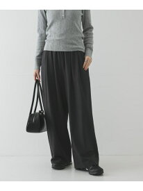 『3サイズ展開』『イージーケア』 ウール混タックギャザーストレートパンツ URBAN RESEARCH アーバンリサーチ パンツ その他のパンツ ベージュ ネイビー ブラック グレー【送料無料】[Rakuten Fashion]