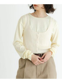 【SALE／60%OFF】『UR TECH』メランジコットンベスト URBAN RESEARCH アーバンリサーチ トップス ベスト・ジレ ピンク ホワイト ブルー【RBA_E】[Rakuten Fashion]