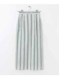 【SALE／70%OFF】カラーストライプIラインスカート URBAN RESEARCH アーバンリサーチ スカート その他のスカート グリーン イエロー【RBA_E】[Rakuten Fashion]