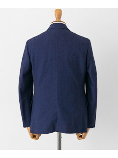 Cotton Linen Matt Jacket UF84-17B008: Indigo