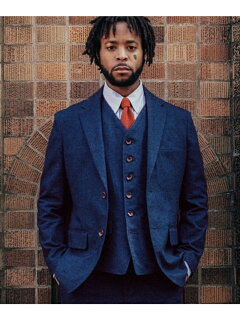 Cotton Linen Matt Jacket UF84-17B008: Indigo