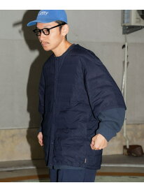 【SALE／40%OFF】Wide Dad Dad HANSODE MIDDLE DOWN URBAN RESEARCH アーバンリサーチ ジャケット・アウター ダウンジャケット・ダウンベスト ネイビー【RBA_E】【送料無料】[Rakuten Fashion]