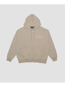 LOTTO ARCH LOGO SWEAT ZIP HOODIE URBAN RESEARCH �A�[�o�����T�[�` �g�b�v�X �p�[�J�[�E�t�[�f�B�[ �u���b�N �O���[ �x�[�W���y���������z[Rakuten Fashion]