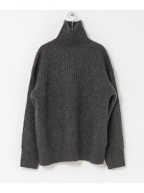new basic CASHMERE SILK MOULINE TURTLE-NECK KNIT URBAN RESEARCH アーバンリサーチ トップス ニット グレー ブラウン【送料無料】[Rakuten Fashion]