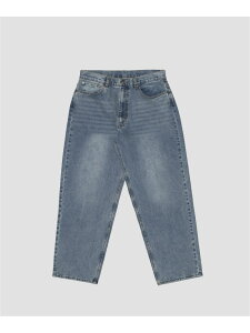 �ySALE�^50%OFF�zLOTTO SUMMER BAGGY DENIM PANTS URBAN RESEARCH �A�[�o�����T�[�` �p���c �W�[���Y�E�f�j���p���c �l�C�r�[ �u���b�N�yRBA_E�z�y���������z[Rakuten Fashion]