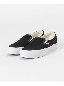VANS LX SLIP-ON REISSUE 98 URBAN RESEARCH �A�[�o�����T�[�` �V���[�Y�E�C �X�j�[�J�[ �u���b�N�y���������z[Rakuten Fashion]