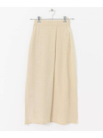 【SALE／75%OFF】ラップ風ニットスカート URBAN RESEARCH アーバンリサーチ スカート その他のスカート グリーン ホワイト【RBA_E】[Rakuten Fashion]