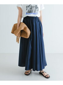 【SALE／60%OFF】コットンギャザーボリュームスカート URBAN RESEARCH アーバンリサーチ スカート その他のスカート ホワイト ネイビー【RBA_E】【送料無料】[Rakuten Fashion]