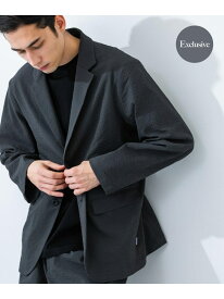 【SALE／60%OFF】『別注』THOUSAND MILE×UR WASHER CODE JACKET URBAN RESEARCH アーバンリサーチ ジャケット・アウター テーラードジャケット・ブレザー グレー ブラック ブルー【RBA_E】【送料無料】[Rakuten Fashion]