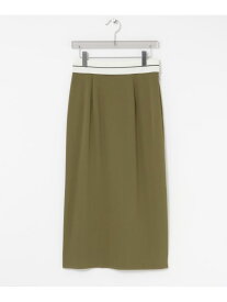 【SALE／50%OFF】マーベルトストレートミディスカート URBAN RESEARCH アーバンリサーチ スカート その他のスカート カーキグリーン ブラック【RBA_E】【送料無料】[Rakuten Fashion]