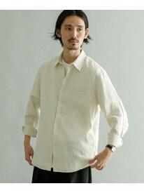 【SALE／55%OFF】Linen Regular Fit Shirts URBAN RESEARCH アーバンリサーチ トップス シャツ・ブラウス ホワイト グリーン ベージュ ネイビー【RBA_E】【送料無料】[Rakuten Fashion]