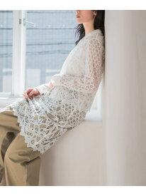 【SALE／60%OFF】インドレースベアキャミワンピース URBAN RESEARCH アーバンリサーチ ワンピース・ドレス ワンピース ホワイト ブラック【RBA_E】【送料無料】[Rakuten Fashion]