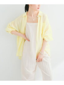 【SALE／40%OFF】ガーメントダイラミーオーバーシャツ URBAN RESEARCH アーバンリサーチ トップス シャツ・ブラウス ホワイト ブラウン イエロー ブルー【RBA_E】【送料無料】[Rakuten Fashion]