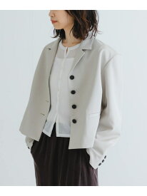 【SALE／60%OFF】new basic ボックスショートジャケット URBAN RESEARCH アーバンリサーチ ジャケット・アウター テーラードジャケット・ブレザー ブラック ベージュ【RBA_E】【送料無料】[Rakuten Fashion]