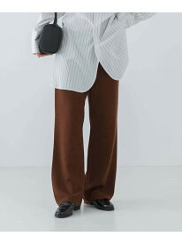 【SALE／60%OFF】ウールスームスニットパンツ URBAN RESEARCH アーバンリサーチ パンツ その他のパンツ グリーン ブラウン【RBA_E】【送料無料】[Rakuten Fashion]
