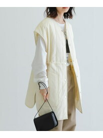 【SALE／60%OFF】キルティングジレ URBAN RESEARCH アーバンリサーチ ジャケット・アウター ダウンジャケット・ダウンベスト グレー ホワイト【RBA_E】【送料無料】[Rakuten Fashion]