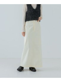 【SALE／50%OFF】トリコットコーデュロイスカート URBAN RESEARCH アーバンリサーチ スカート その他のスカート ブラウン ホワイト【RBA_E】【送料無料】[Rakuten Fashion]