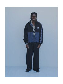 【SALE／50%OFF】LOTTO JQD TAPE TRACK JACKET URBAN RESEARCH アーバンリサーチ ジャケット・アウター その他のジャケット・アウター ブラック ホワイト【RBA_E】【送料無料】[Rakuten Fashion]