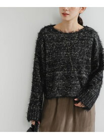 【SALE／60%OFF】ラメミックスシャギーニット URBAN RESEARCH アーバンリサーチ トップス ニット グレー ブラック【RBA_E】【送料無料】[Rakuten Fashion]