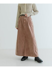 【SALE／60%OFF】ガーメントダイコーデュロイスカート URBAN RESEARCH アーバンリサーチ スカート その他のスカート ブラウン ネイビー【RBA_E】【送料無料】[Rakuten Fashion]