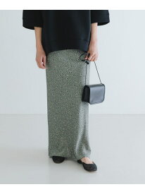 【SALE／60%OFF】サテンフラワーマーメイドスカート URBAN RESEARCH アーバンリサーチ スカート その他のスカート ネイビー グリーン【RBA_E】【送料無料】[Rakuten Fashion]