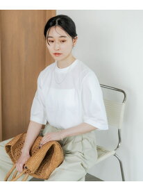 【SALE／40%OFF】スーピマコットンハーフスリーブカットソー URBAN RESEARCH アーバンリサーチ トップス カットソー・Tシャツ ブラック ネイビー ホワイト【RBA_E】【送料無料】[Rakuten Fashion]