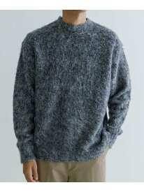 【SALE／70%OFF】new basic MOULINE SHAGGY KNIT URBAN RESEARCH アーバンリサーチ トップス ニット ネイビー グレー【RBA_E】【送料無料】[Rakuten Fashion]