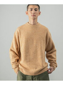 【SALE／70%OFF】『UR GREEN』CREW NECK KNIT URBAN RESEARCH アーバンリサーチ トップス ニット グレー ゴールド ネイビー ベージュ【RBA_E】[Rakuten Fashion]