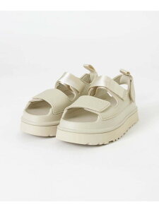 UGG W GOLDENGLOW URBAN RESEARCH �A�[�o�����T�[�` �V���[�Y�E�C �T���_�� �u���b�N �x�[�W���y���������z[Rakuten Fashion]