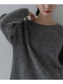 『一部WEB限定カラー』ヘアリールーズニット URBAN RESEARCH アーバンリサーチ トップス ニット ホワイト グレー ピンク レッド【送料無料】[Rakuten Fashion]