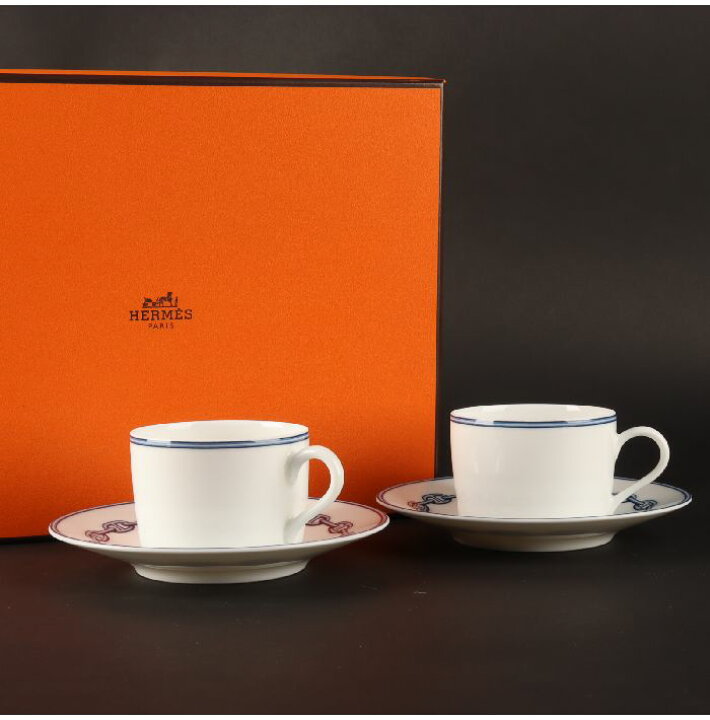 楽天市場】Hermès エルメス シェーヌダンクル カップ＆ソーサー2客 22 